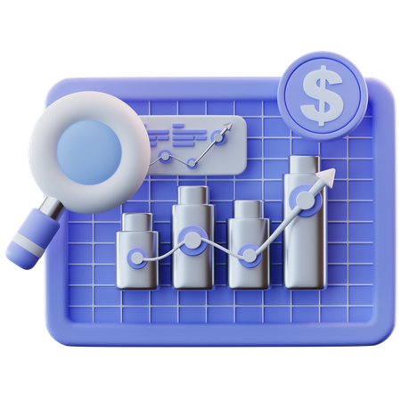 Market Research  3D Icon