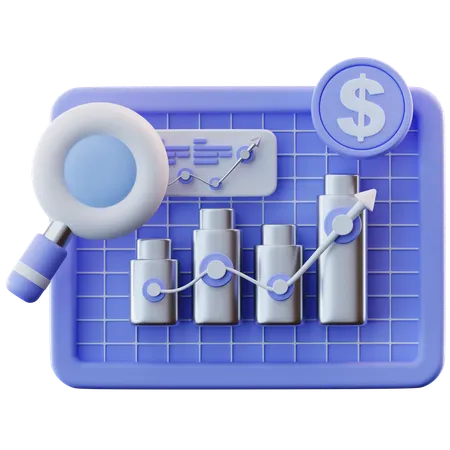 Market Research  3D Icon