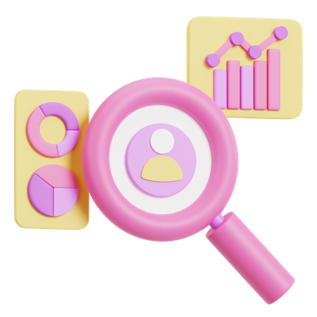 Market Research  3D Icon