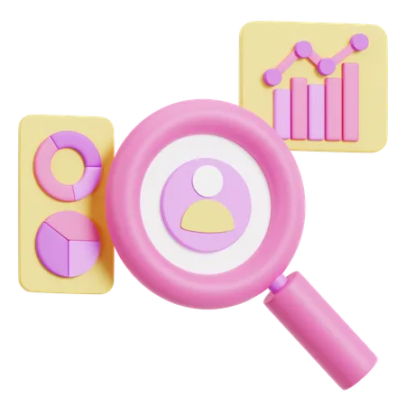 Market Research  3D Icon