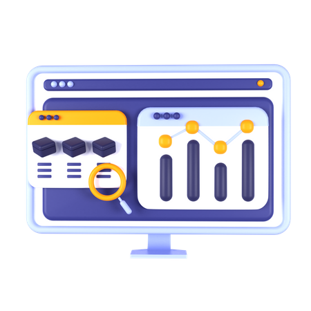 Market Research  3D Icon