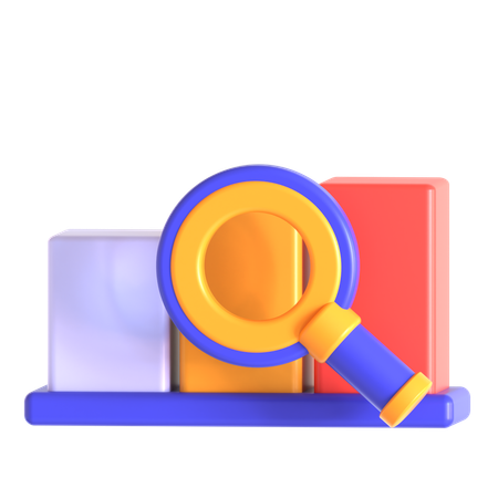 Market Research  3D Icon