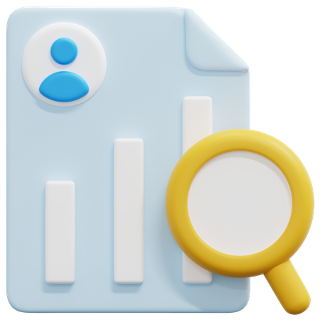 Market Research  3D Icon