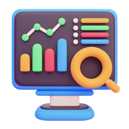Market Research  3D Icon