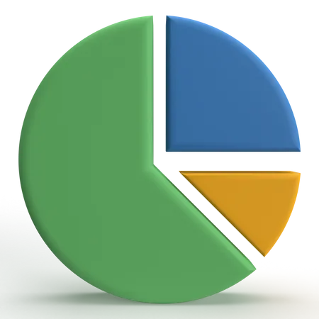 Market Share  3D Icon