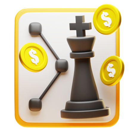 Market Strategy  3D Icon