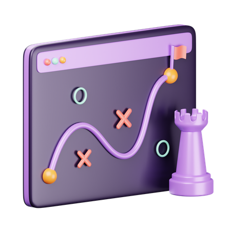 Market Strategy  3D Icon