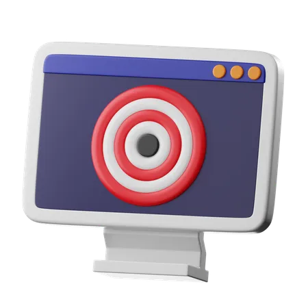 Market Target  3D Icon