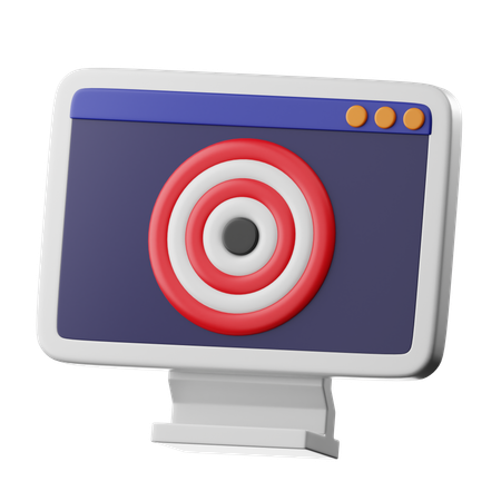 Market Target  3D Icon