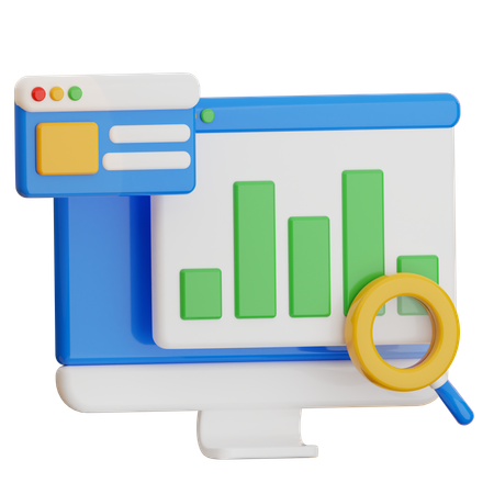 Market Trading  3D Icon