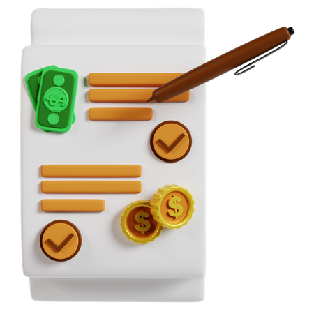 Market Trading Checklist Review  3D Icon