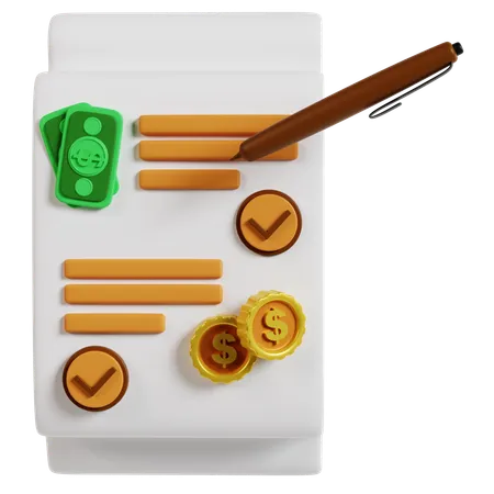 Market Trading Checklist Review  3D Icon