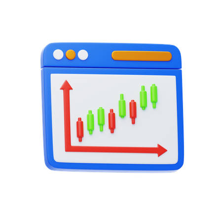 Market Trends  3D Icon