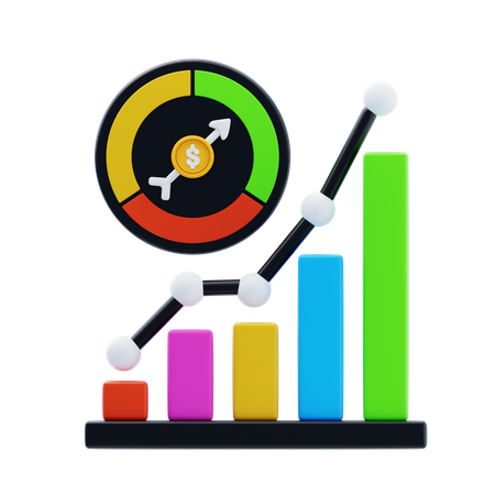 Market Trends  3D Icon