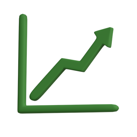 Market Up  3D Icon