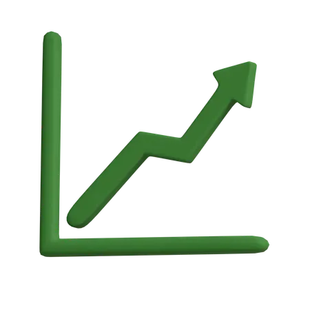 Market Up  3D Icon
