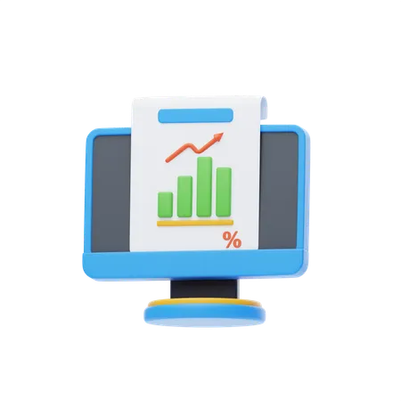 Market value determination  3D Icon