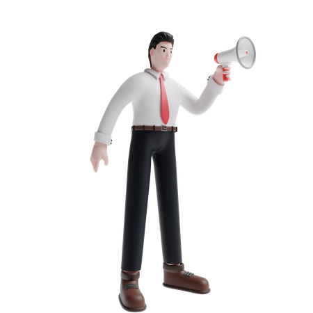 Marketer  3D Illustration