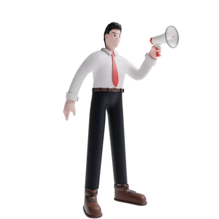 Marketer  3D Illustration