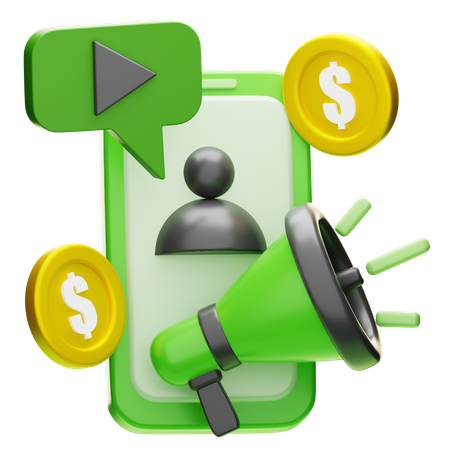 마케팅  3D Icon