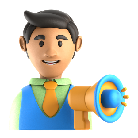 Marketing  3D Icon