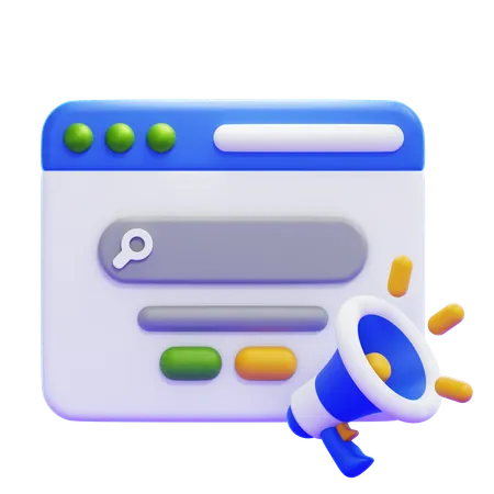 MARKETING  3D Icon