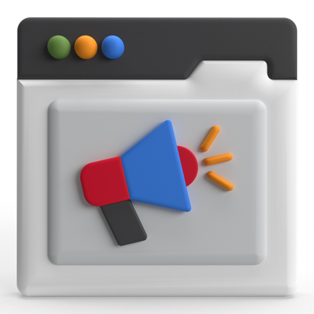 Marketing  3D Icon
