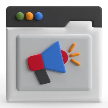 Marketing  3D Icon