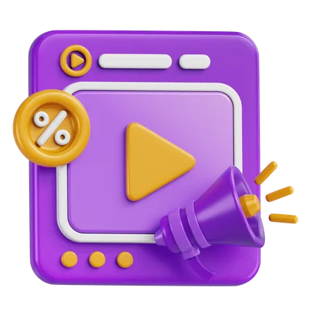 Marketing  3D Icon