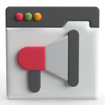 Marketing  3D Icon
