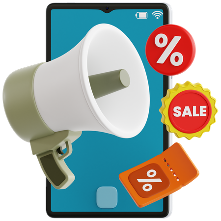 Marketing  3D Icon