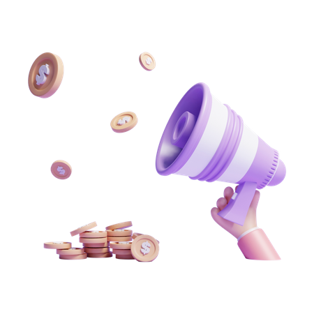 Marketing  3D Icon