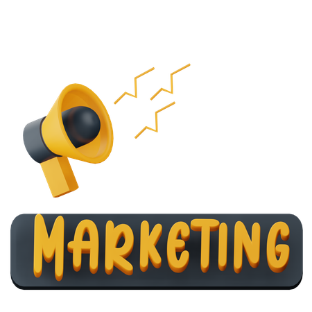 Marketing  3D Icon