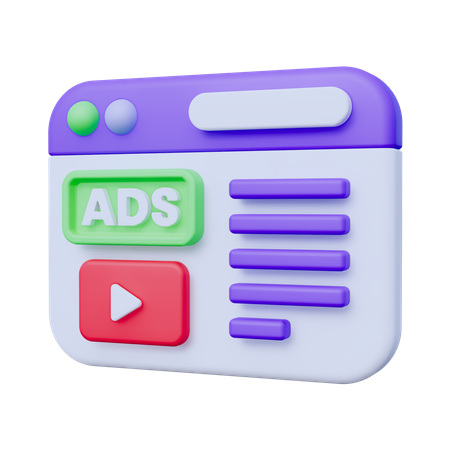 Marketing Ads  3D Icon