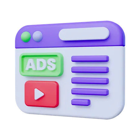 Marketing Ads  3D Icon