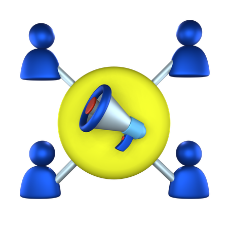 Marketing afiliado  3D Icon