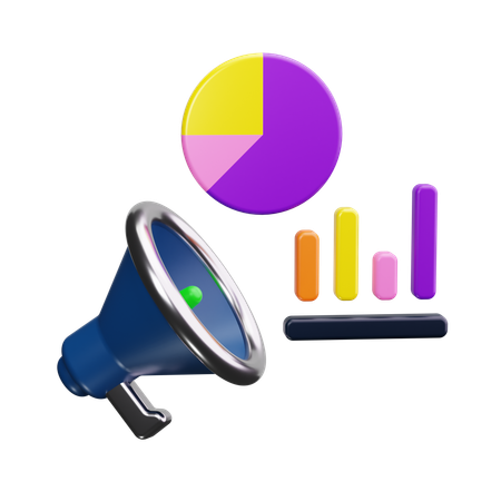 Marketinganalyse  3D Icon