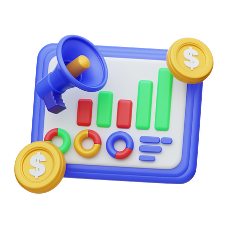 Marketinganalysen  3D Icon