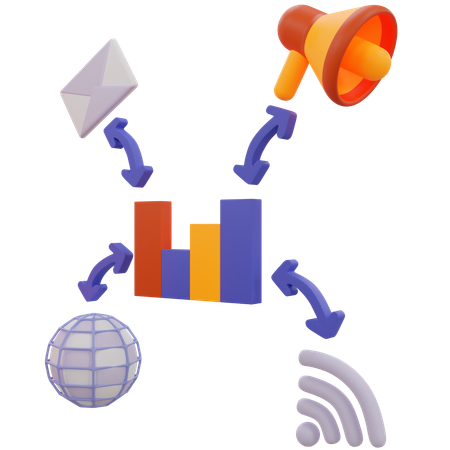 Marketinganalyse  3D Icon