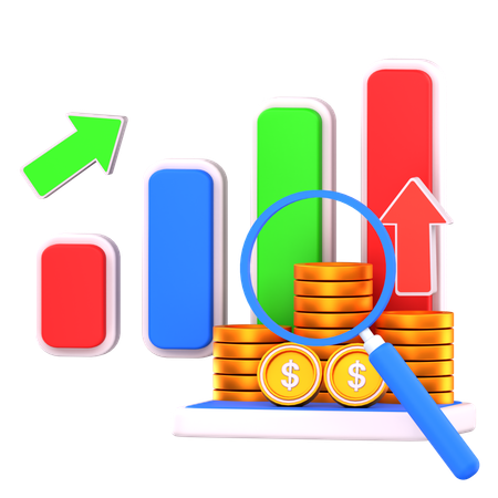 Marketing analysis  3D Icon