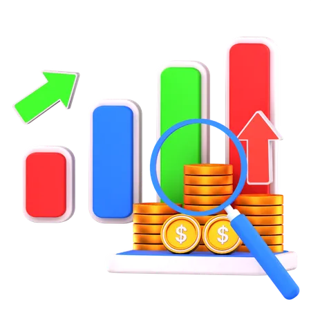 Marketing analysis  3D Icon