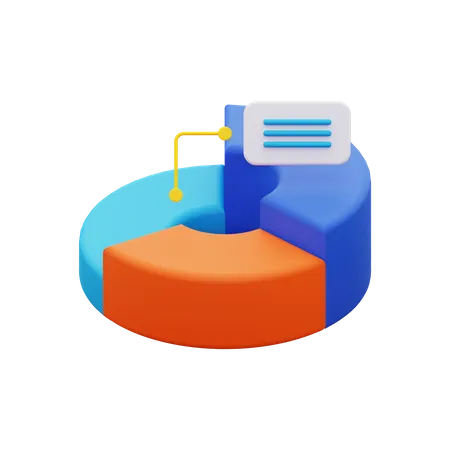 Marketing analysis  3D Icon