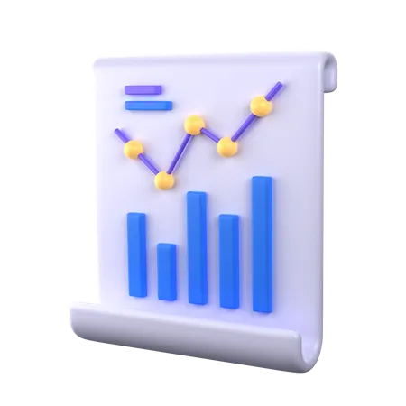 Marketing Analysis Report 3D Icon