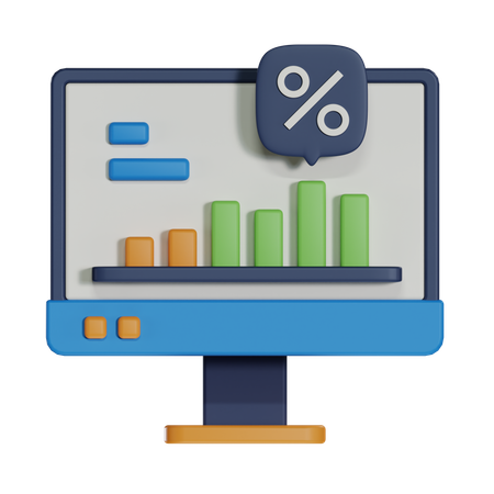 Marketing Analytics  3D Icon