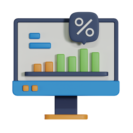 Marketing Analytics  3D Icon