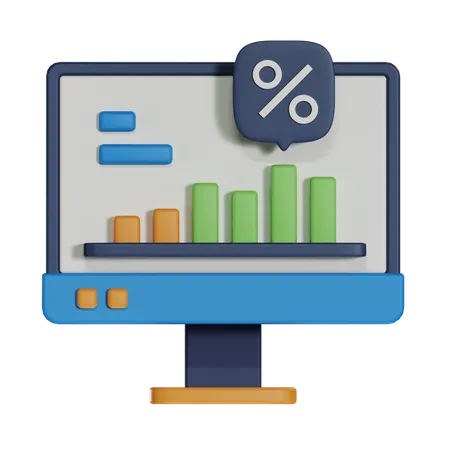 Marketing Analytics  3D Icon