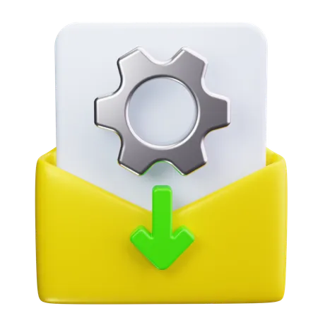 マーケティングオートメーション  3D Icon