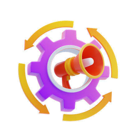 Marketing Automation  3D Icon