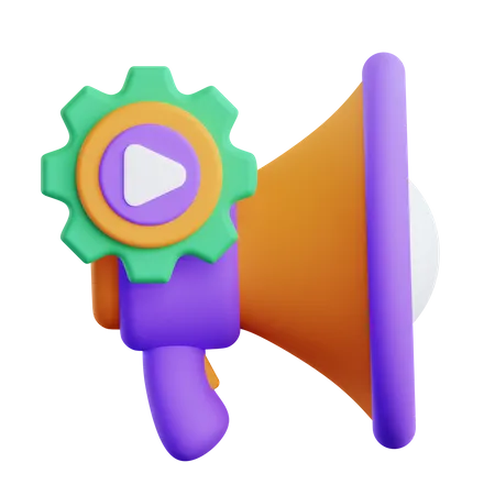 Marketing Automation  3D Icon