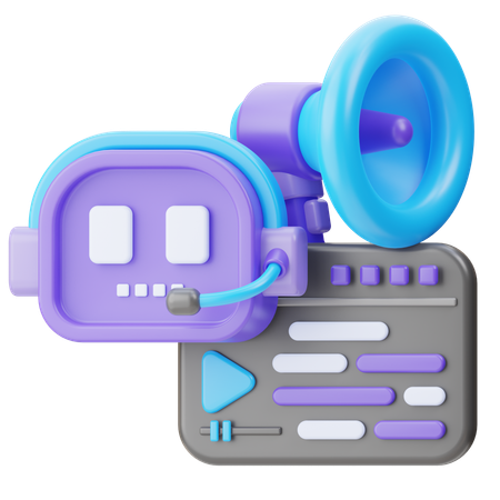 Marketing Automation  3D Icon